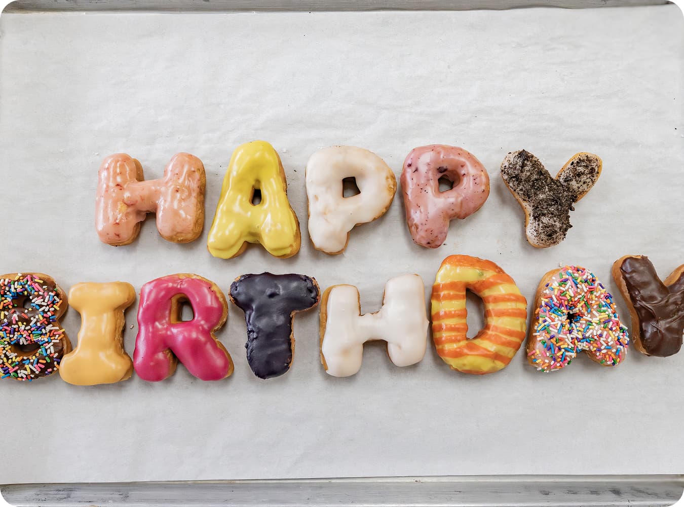 happy-birthday dounts