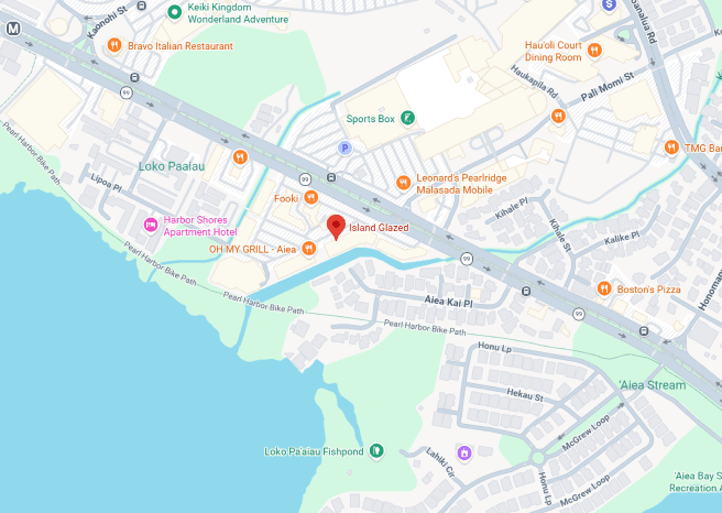 Island Glazed Location